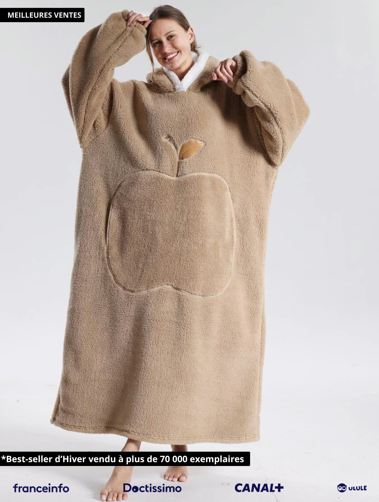 Couverture à Capuche pour Homme et Femme