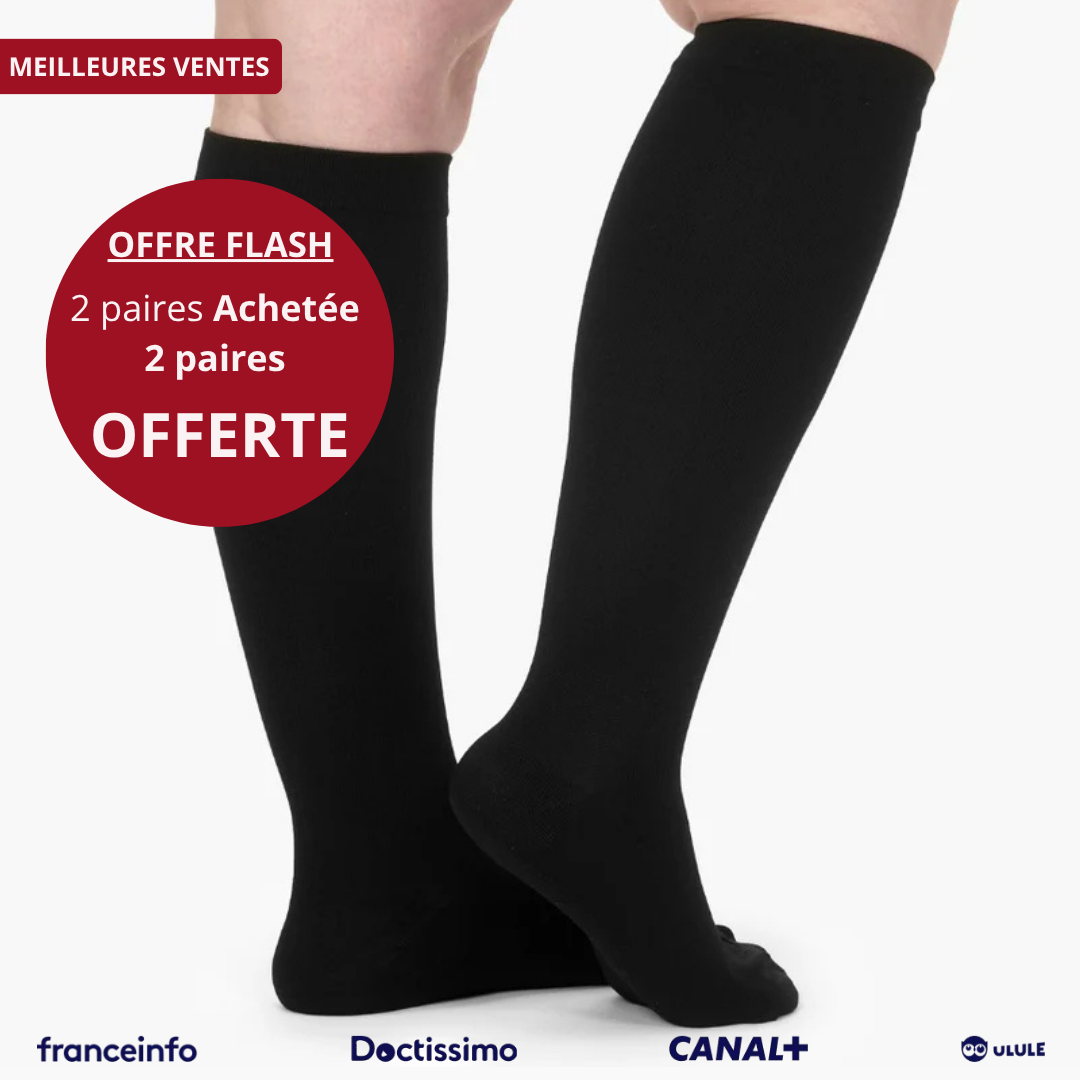 Chaussettes de compression larges